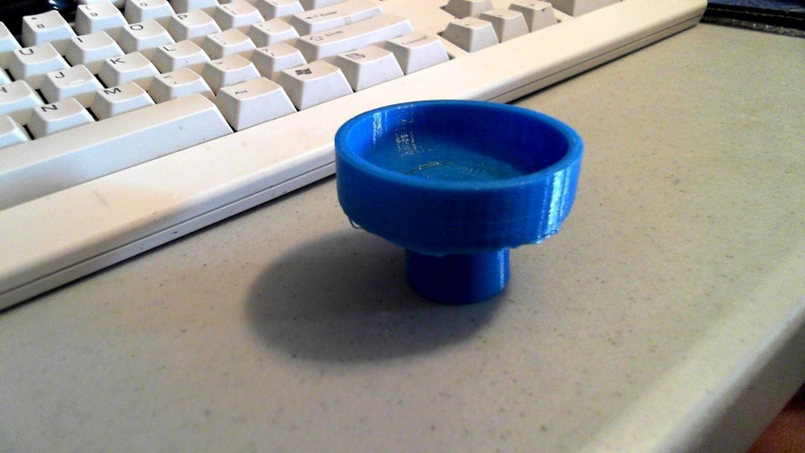 Parrot Snack Dish for PVC Perches 3D Print 27422 Parrot Snack Dish for PVC Perches 3D Print 27422