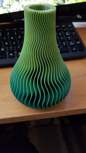 Wave Vase 3D Print 27423 Wave Vase 3D Print 27423