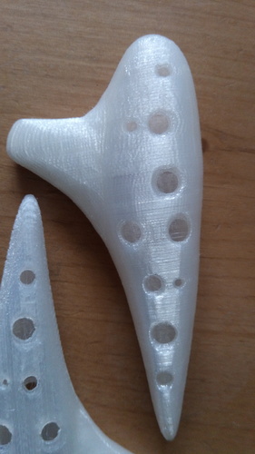 Working Soprano Ocarina - 12 Hole Transverse 3D Print 27432 Working Soprano Ocarina - 12 Hole Transverse 3D Print 27432