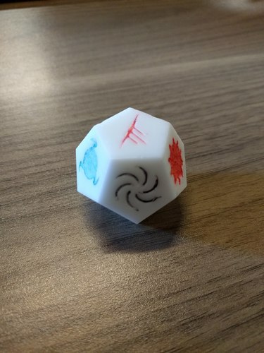 Homestuck Aspect Die 3D Print 27440 Homestuck Aspect Die 3D Print 27440