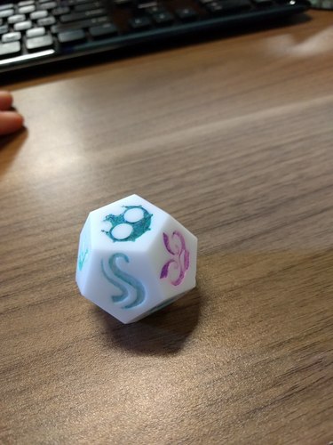 Homestuck Aspect Die 3D Print 27441 Homestuck Aspect Die 3D Print 27441