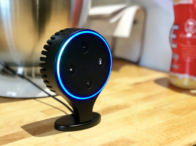 Amazon Echo Dot Gen.2 stand + Add-On resonance body 3D Print 27558 Amazon Echo Dot Gen.2 stand + Add-On resonance body 3D Print 27558
