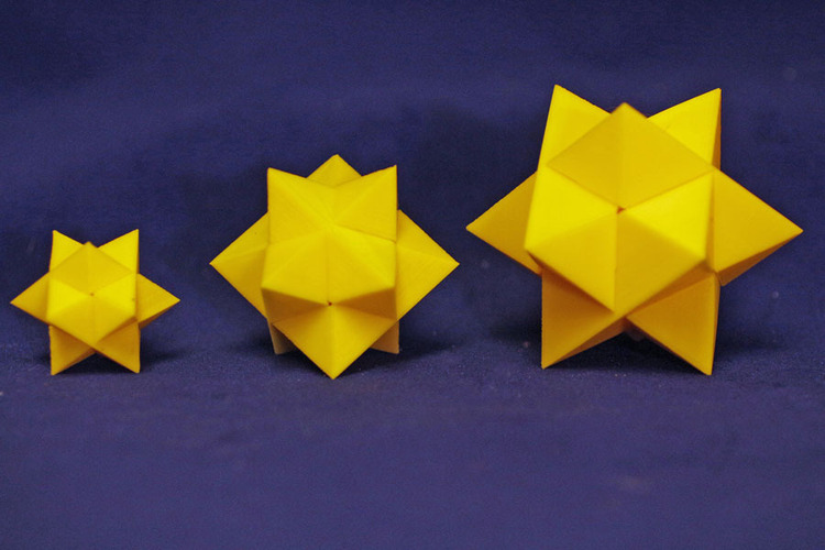 Star 6 Puzzle 3D Print 2759 Star 6 Puzzle 3D Print 2759