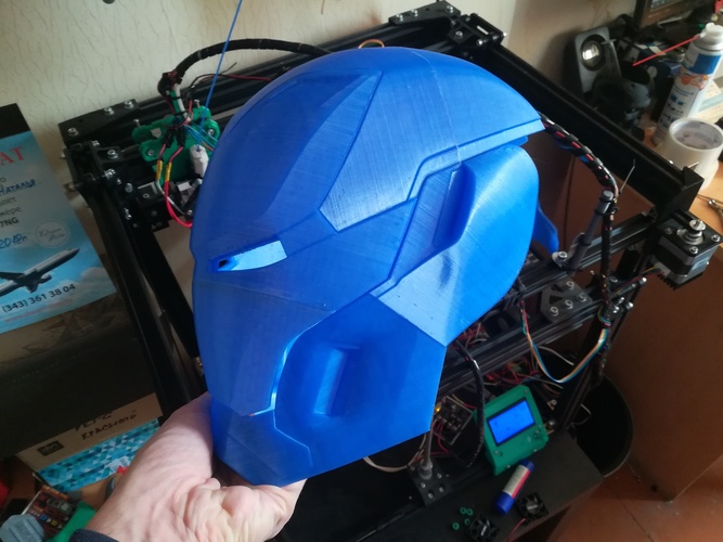 Iron Man Mark 50 Infinity War helmet 3D Print 27609 Iron Man Mark 50 Infinity War helmet 3D Print 27609