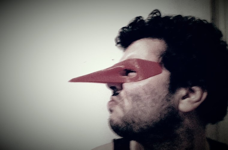 Swan Mask_v.1 3D Print 2762 Swan Mask_v.1 3D Print 2762