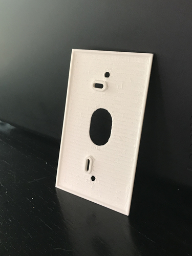 Nest Hello Doorbell Single Gang Wallplate 3D Print 27688 Nest Hello Doorbell Single Gang Wallplate 3D Print 27688