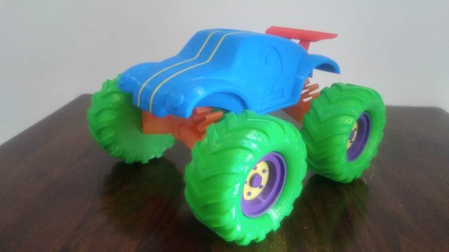 3D Buggy Monster truck 3D Print 27724 3D Buggy Monster truck 3D Print 27724