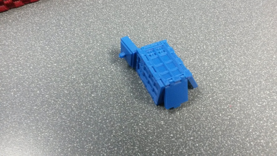 TARDIS Run board game Print-In-One 3D Print 2790 TARDIS Run board game Print-In-One 3D Print 2790