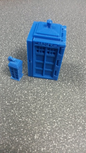 TARDIS Run board game Print-In-One 3D Print 2792 TARDIS Run board game Print-In-One 3D Print 2792