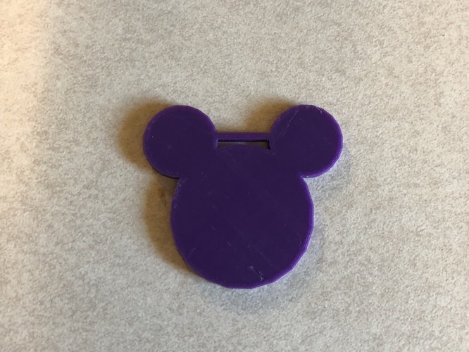 mouse luggage tag 3D Print 27972 mouse luggage tag 3D Print 27972
