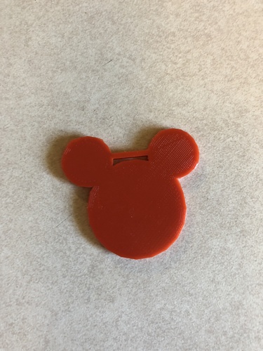 mouse luggage tag 3D Print 27974 mouse luggage tag 3D Print 27974