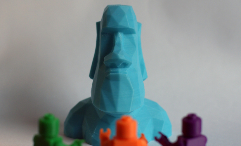 Low Poly Moai 3D Print 2826 Low Poly Moai 3D Print 2826