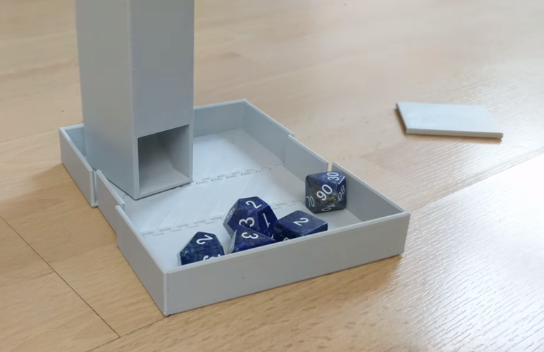 Dice Tower and Dice Box 3D Print 28328 Dice Tower and Dice Box 3D Print 28328