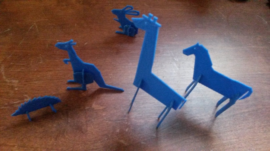 Simple animals 2 3D Print 2838 Simple animals 2 3D Print 2838