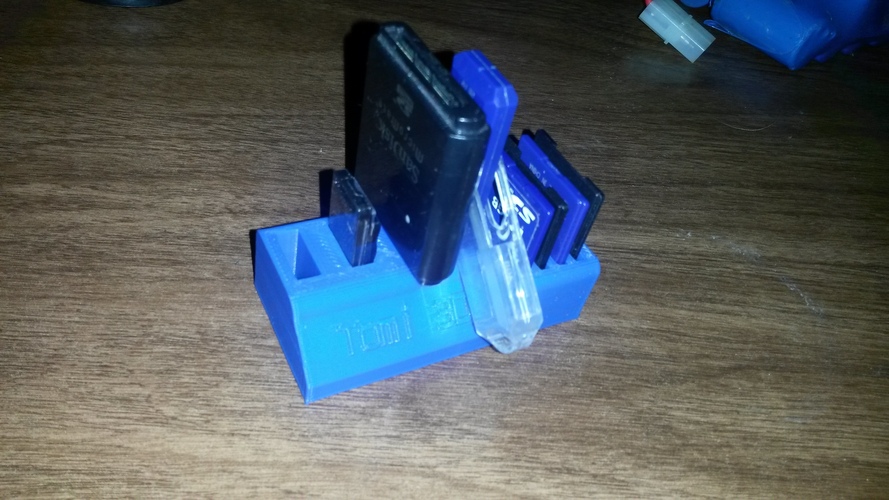 Tomi 3D Usb & SD Card holder 3D Print 2839 Tomi 3D Usb & SD Card holder 3D Print 2839