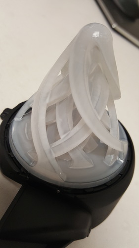 Reversing Spiral Cone Decoration 3D Print 28399 Reversing Spiral Cone Decoration 3D Print 28399
