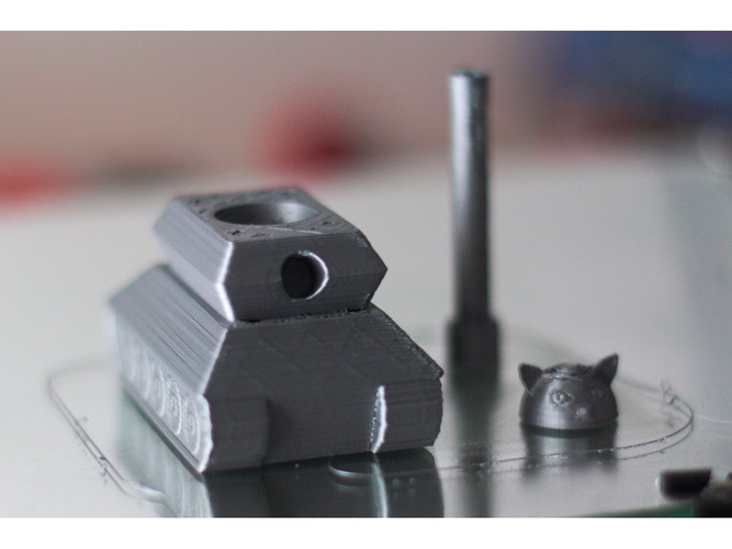 Cat in a tank 3D Print 28535 Cat in a tank 3D Print 28535
