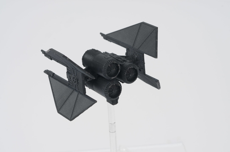 TIE Breacher - X-wing miniatures compatible 3D Print 28900 TIE Breacher - X-wing miniatures compatible 3D Print 28900