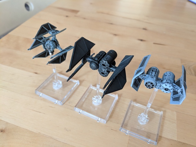 TIE Breacher - X-wing miniatures compatible 3D Print 28902 TIE Breacher - X-wing miniatures compatible 3D Print 28902