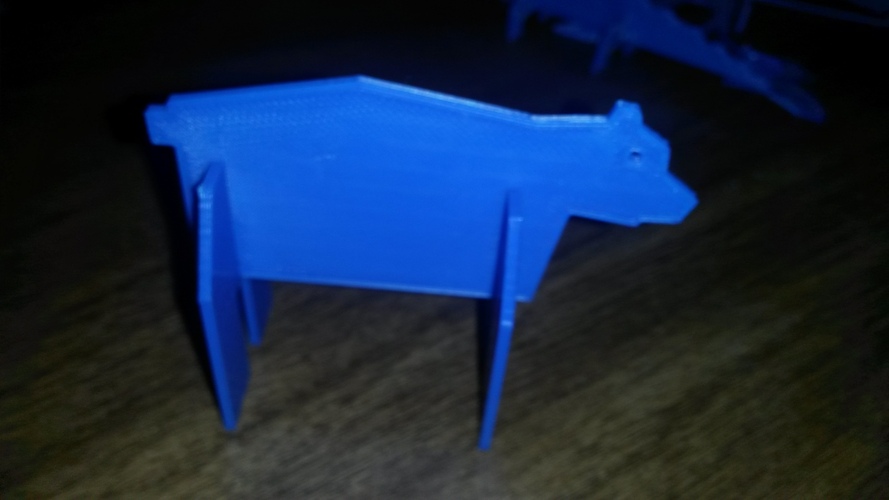 Simple animals 6 - Bear & Panda 3D Print 2892 Simple animals 6 - Bear & Panda 3D Print 2892