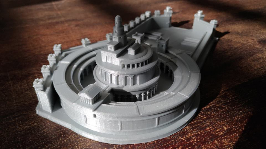 Punic Port of Carthage (Restitution) 3D Print 29055 Punic Port of Carthage (Restitution) 3D Print 29055