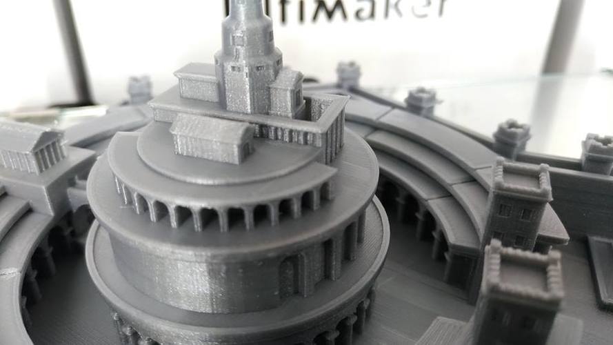 Punic Port of Carthage (Restitution) 3D Print 29062 Punic Port of Carthage (Restitution) 3D Print 29062