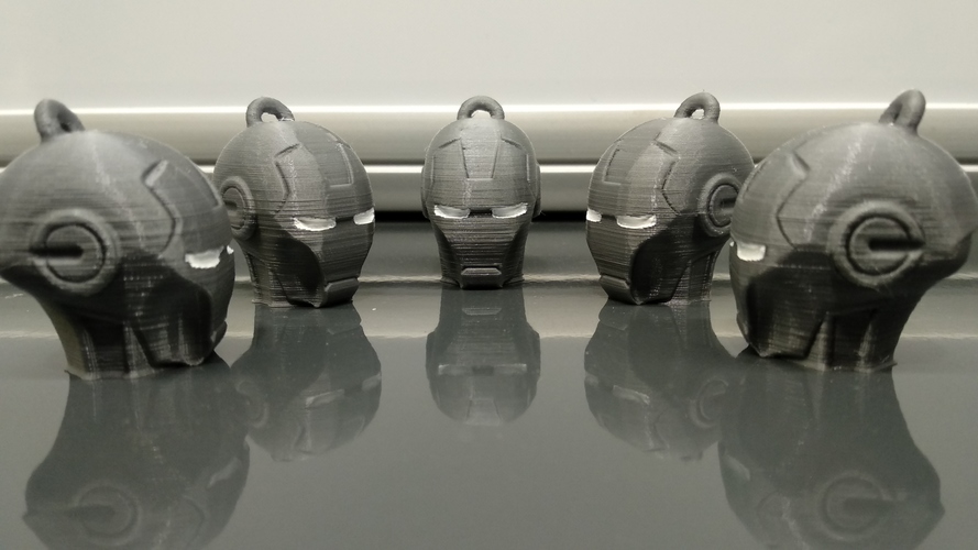 Ironman Keychain 3D Print 29086 Ironman Keychain 3D Print 29086
