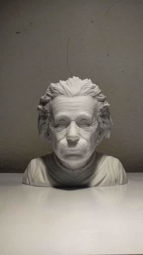 Einstein Bust (14K) 3D Print 29089 Einstein Bust (14K) 3D Print 29089