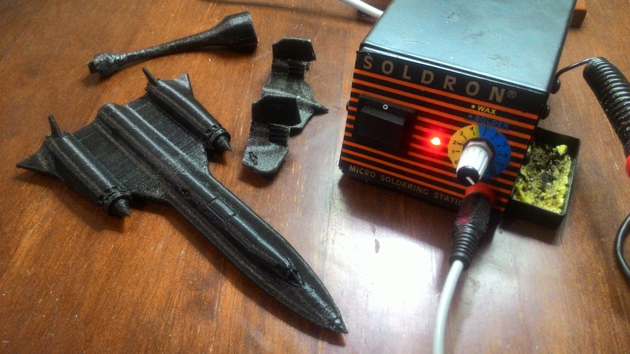 Blackbird SR71 3D Print 29108 Blackbird SR71 3D Print 29108