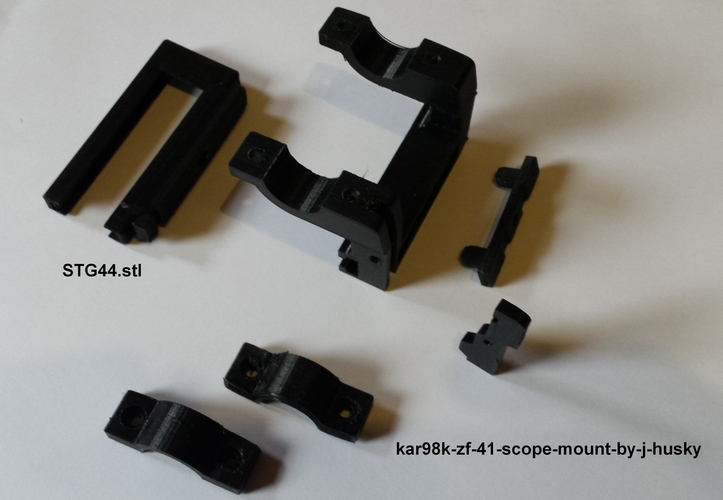 Kar98k ZF-41 scope mount 3D Print 29154 Kar98k ZF-41 scope mount 3D Print 29154