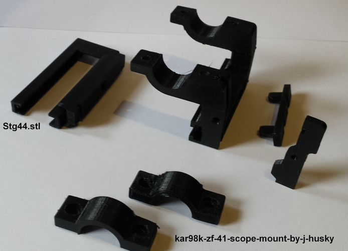 Kar98k ZF-41 scope mount 3D Print 29155 Kar98k ZF-41 scope mount 3D Print 29155