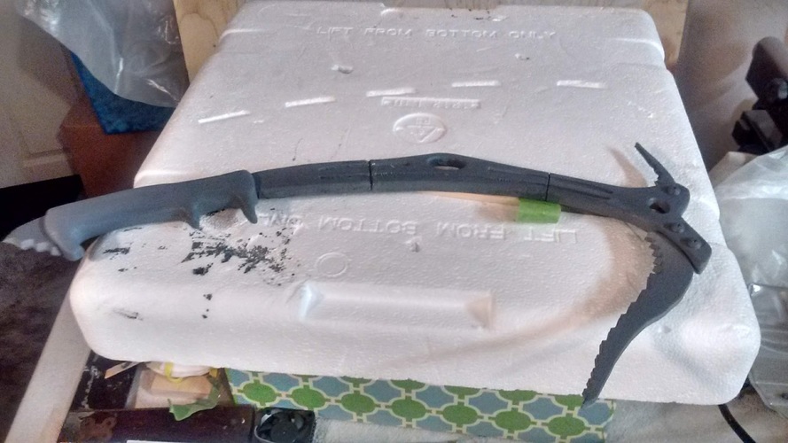 Lara Croft's Climbing Axe 3D Print 29310 Lara Croft's Climbing Axe 3D Print 29310
