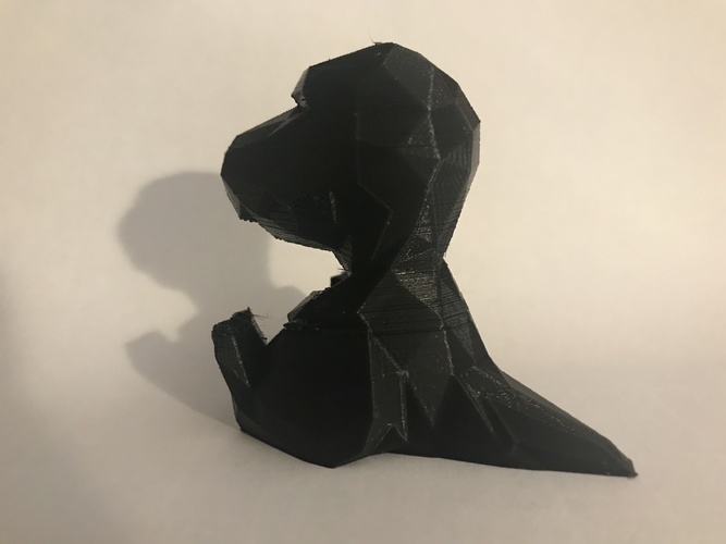 Low Poly T-rex 3D Print 29442 Low Poly T-rex 3D Print 29442
