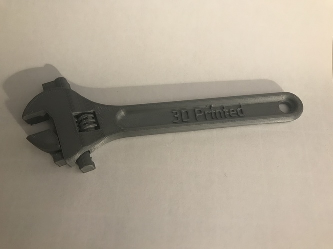 Fully assembled 3D printable wrench 3D Print 29445 Fully assembled 3D printable wrench 3D Print 29445
