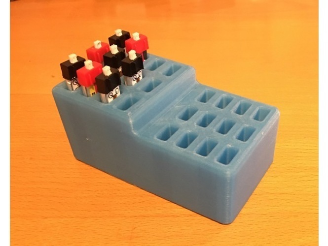 Battery Holder for 3.7V 1S LiPo for Inductrix & Tiny Whoop 3D Print 29461 Battery Holder for 3.7V 1S LiPo for Inductrix & Tiny Whoop 3D Print 29461