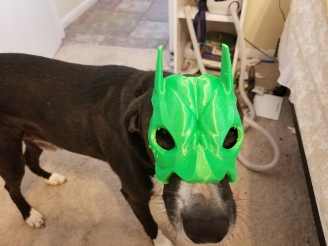 Bat Beagle Mask 3D Print 29484 Bat Beagle Mask 3D Print 29484