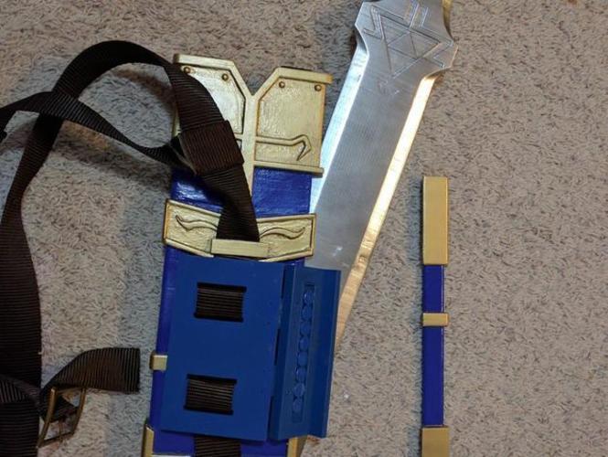 Master Sword Sheath 3D Print 29491 Master Sword Sheath 3D Print 29491