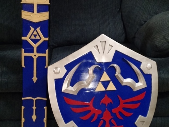 Master Sword Sheath 3D Print 29496 Master Sword Sheath 3D Print 29496