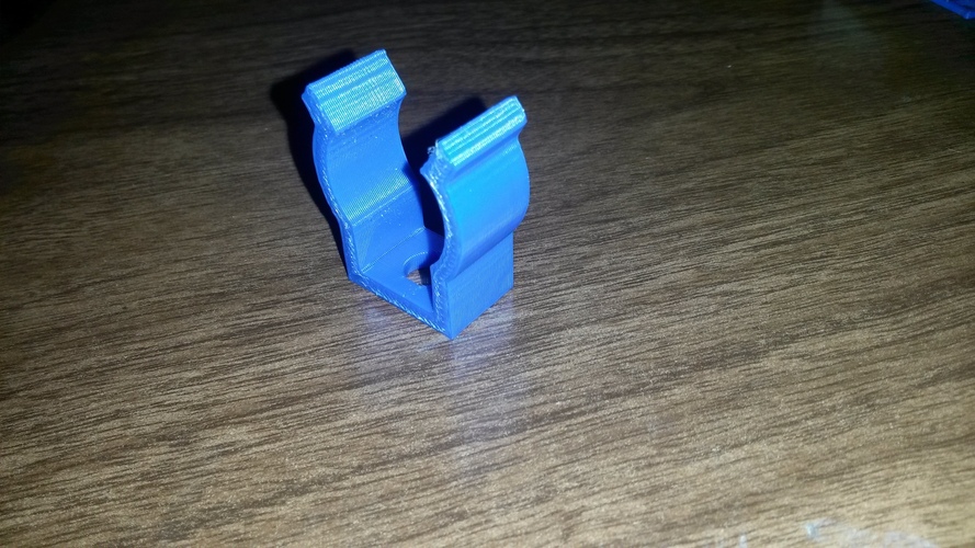 Small LED Flashlight clip mount 3D Print 2963 Small LED Flashlight clip mount 3D Print 2963
