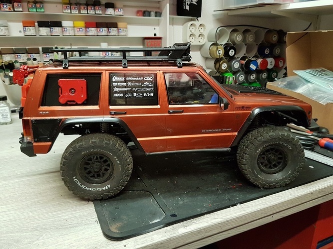 RotoPax 1/10th Scale Fuel Can 3D Print 29636 RotoPax 1/10th Scale Fuel Can 3D Print 29636