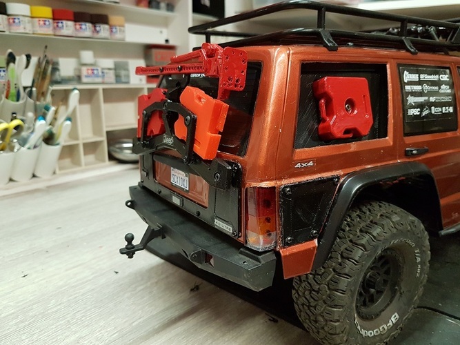 RotoPax 1/10th Scale Fuel Can 3D Print 29638 RotoPax 1/10th Scale Fuel Can 3D Print 29638