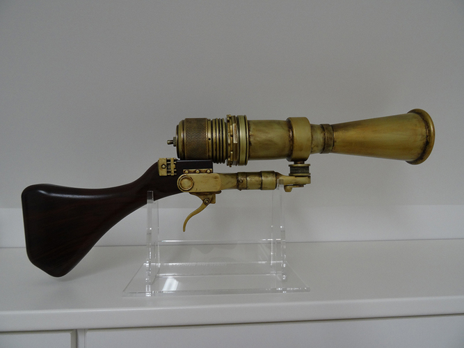 Ion blaster- Jawa ionization blaster 3D Print 29720 Ion blaster- Jawa ionization blaster 3D Print 29720