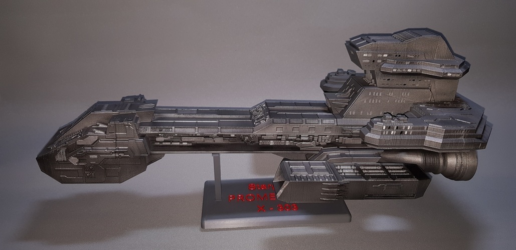 Stargate SG-1 Prometheus Tauri spaceship 3D Print 29803 Stargate SG-1 Prometheus Tauri spaceship 3D Print 29803