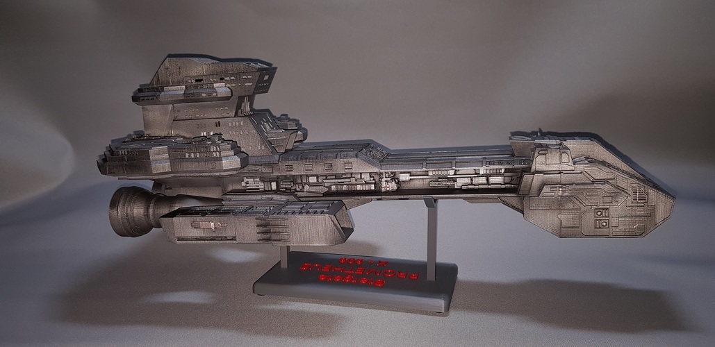 Stargate SG-1 Prometheus Tauri spaceship 3D Print 29805 Stargate SG-1 Prometheus Tauri spaceship 3D Print 29805
