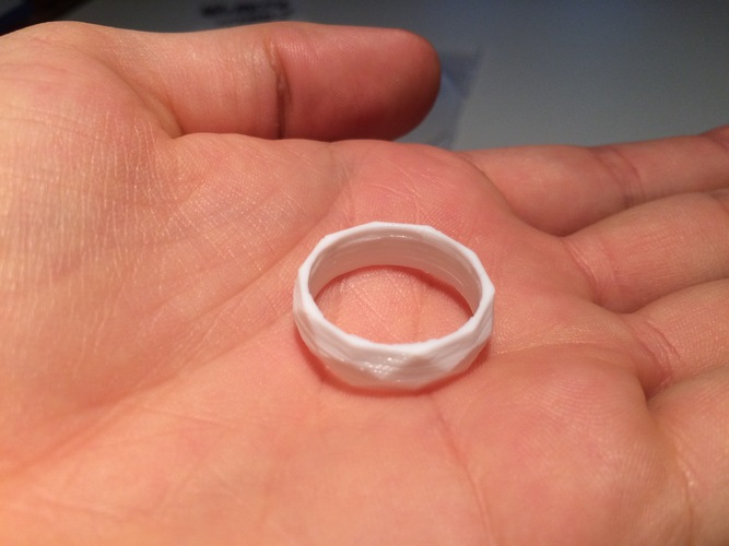 Low poly ring 3D Print 2981 Low poly ring 3D Print 2981