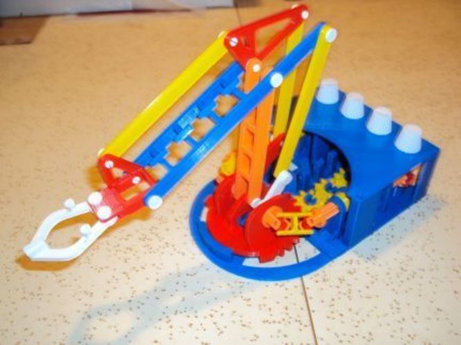 Fully Mechanical Desktop Robot Arm 3D Print 29811 Fully Mechanical Desktop Robot Arm 3D Print 29811