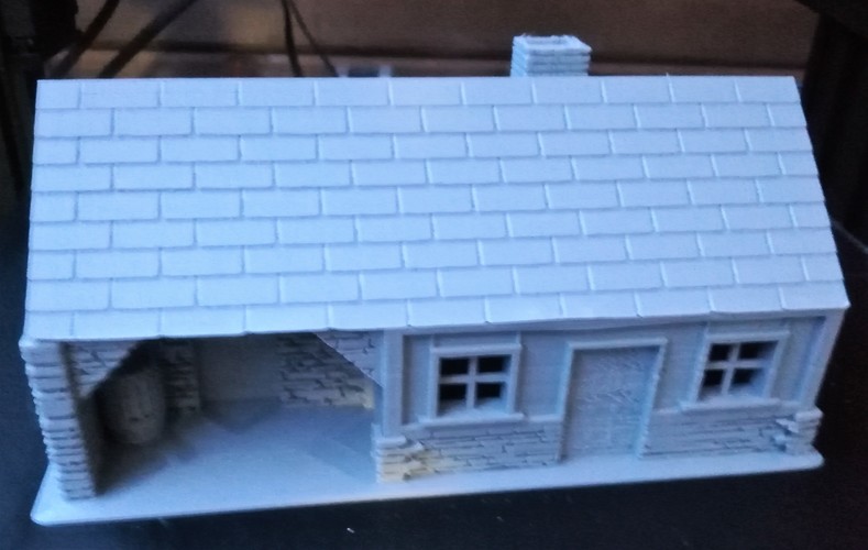 House 2 - Wargame medieval to napoleonic 3D Print 30045 House 2 - Wargame medieval to napoleonic 3D Print 30045