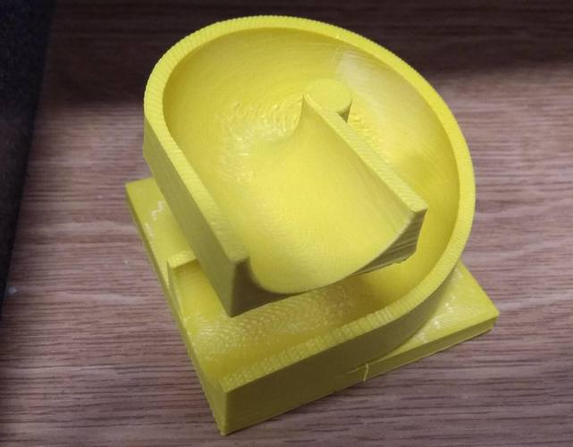 Spiral brick for rolling ball rail like a lego duplo 3D Print 30200 Spiral brick for rolling ball rail like a lego duplo 3D Print 30200