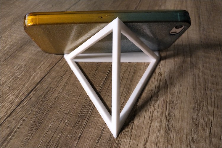 Pyramid Tablet / Phone Stand - prints without support 3D Print 30213 Pyramid Tablet / Phone Stand - prints without support 3D Print 30213