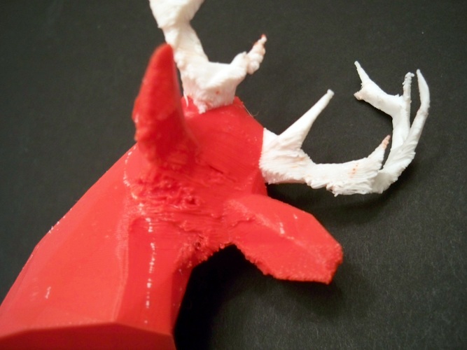Faceted Deer Head 3D Print 3030 Faceted Deer Head 3D Print 3030
